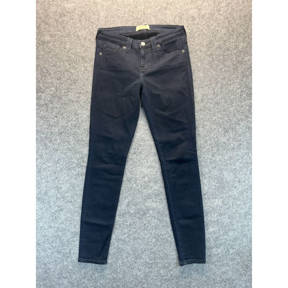 Big Star Jeans Women's 27 Alex Skinny Mid Rise Dark Blue Stretch Denim